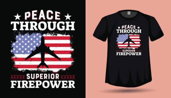 4th of July American Flag Tshirt Design: Graphics for Publishers