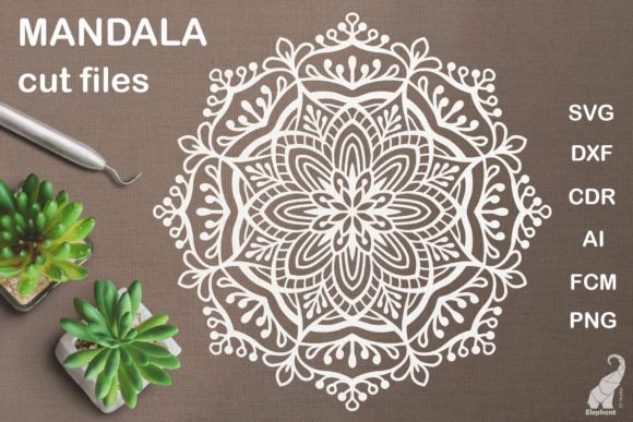 Beautiful Mandala SVG File for Graphics and T-Shirt Designs
