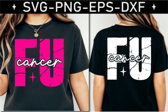 FU Cancer Graphics for T-Shirt Designs and Editorial Impact